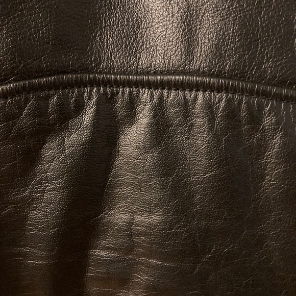 SOLD Men’s Genuine Leather Biker Jacket 1998 Bonus - Picture 4 of 4